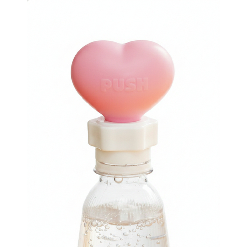 [DAISO] Phải có cho chai Soda lớn | Nắp tiết kiệm đồ uống có ga hình trái tim | Bia Cola Soda | Giữ 