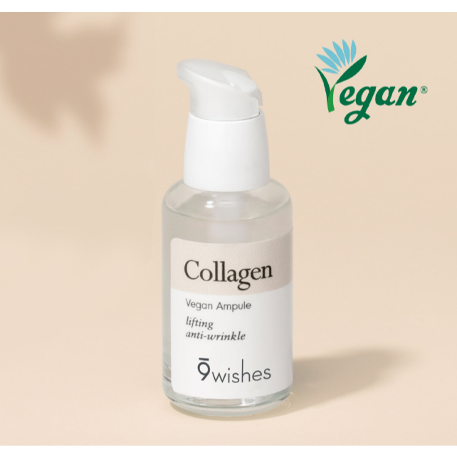 9Wishes Vegan Collagen Ampoule 30 mL – Serum làm săn chắc da & làm săn chắc da