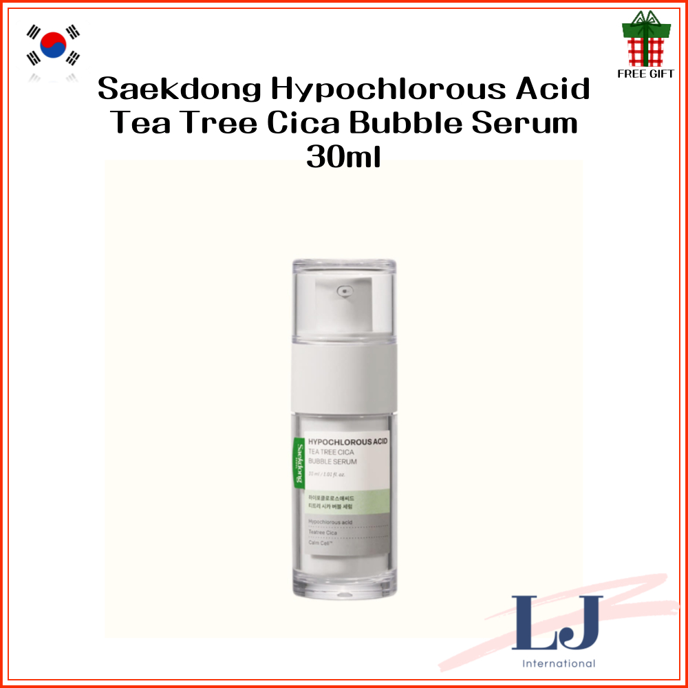 Saekdong Hypochlorous Acid Tea Tree Cica Bubble Serum 30ml