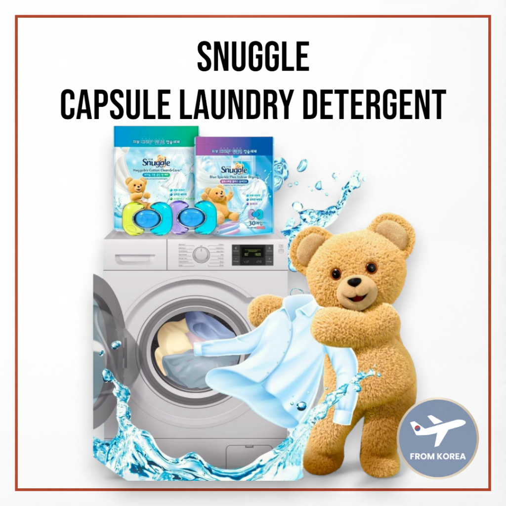 Nước Giặt SNUGGLE Capsule – Viên Khô Trong Nhà Blue Sparkle Plus / Viên Làm Sạch & Chăm Sóc Cotton