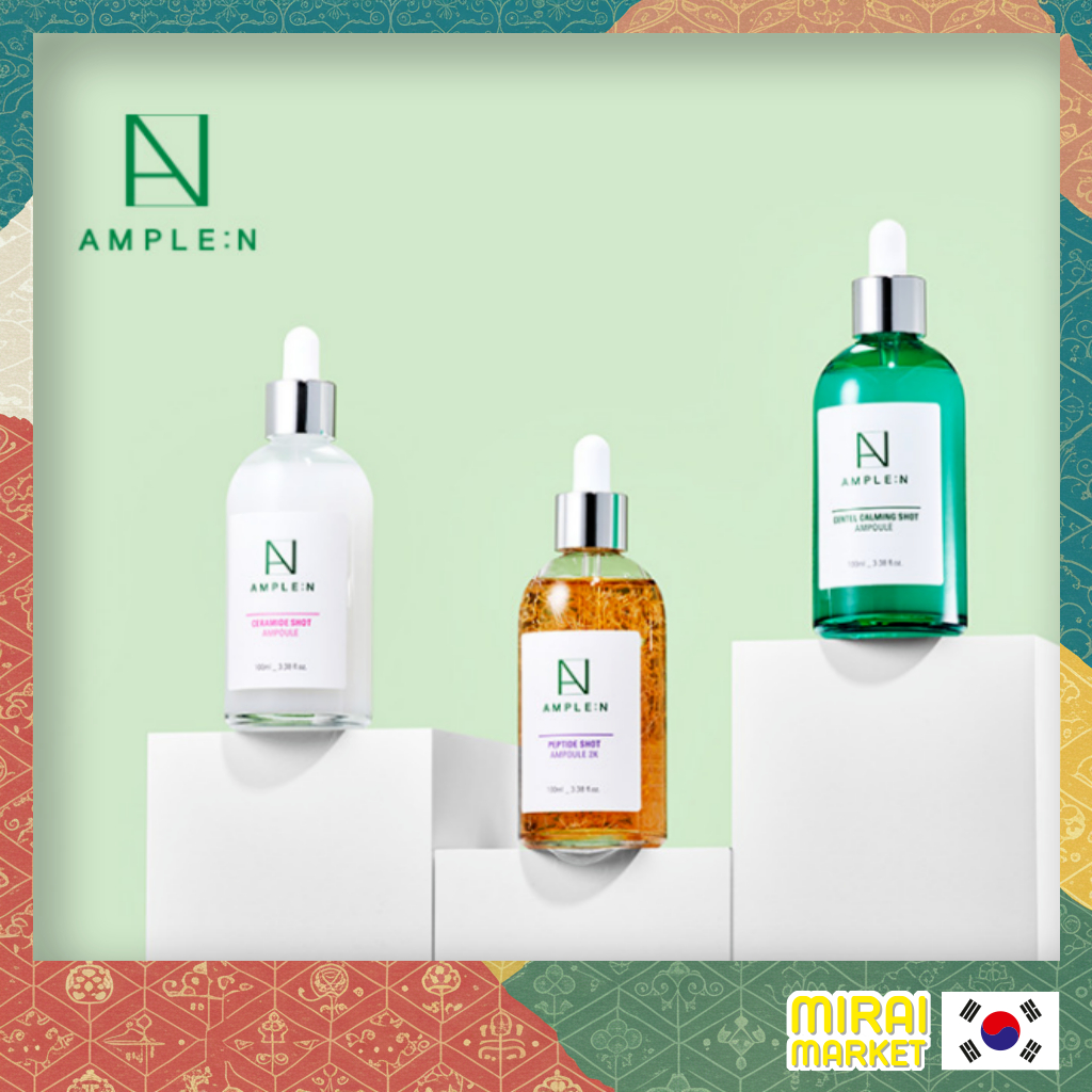 [AMPLE: N] Ampoule hàng ngày 8 loại – Ceramide Shot / Peptide Shot 2X / VC Shot / 24K Gold Shot / Pe