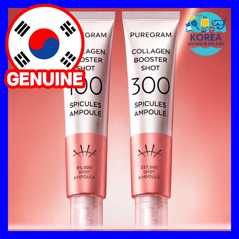 PUREGRAM Collagen Needle Booster Shot 300 Ampoule 20ml 2 chiếc Spicule Collagen Care