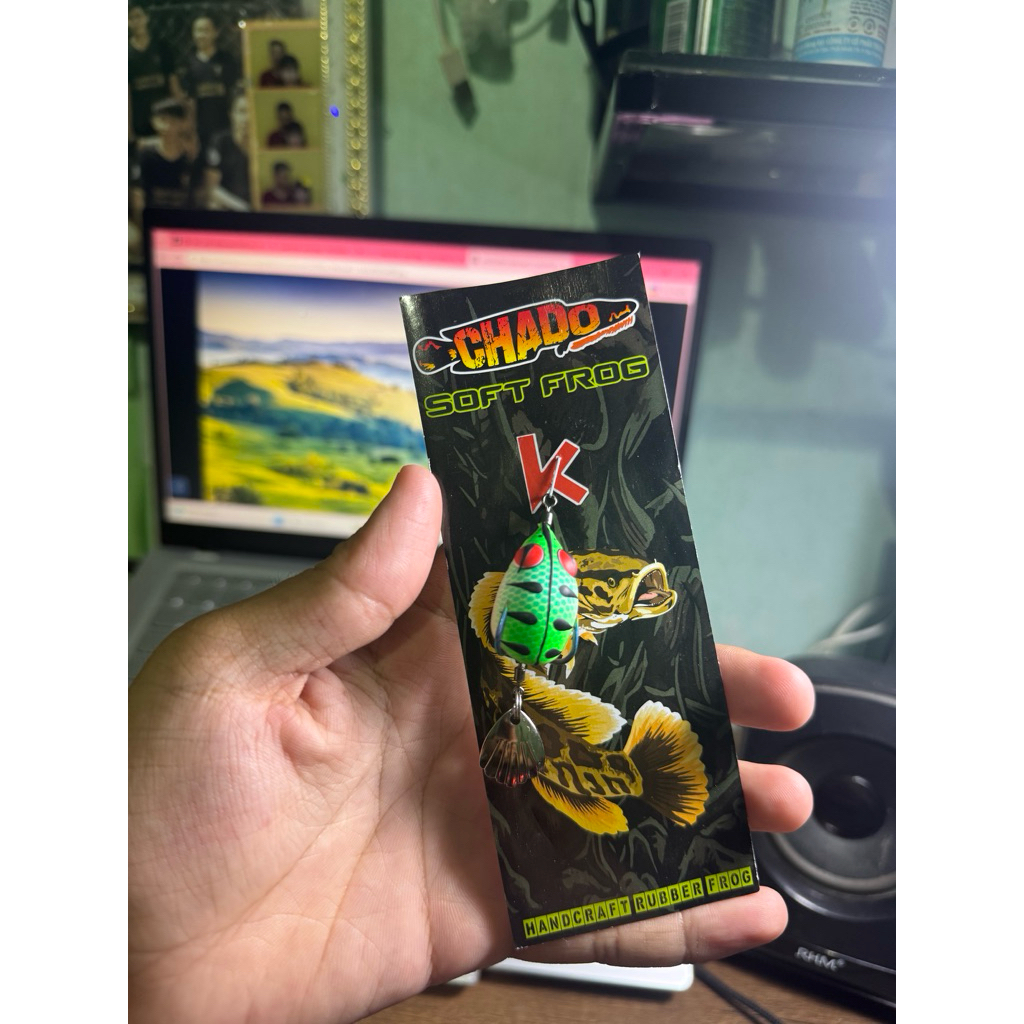 Nhái Hơi Chado H1, chuyên trị cá lóc,chuối,sộp....