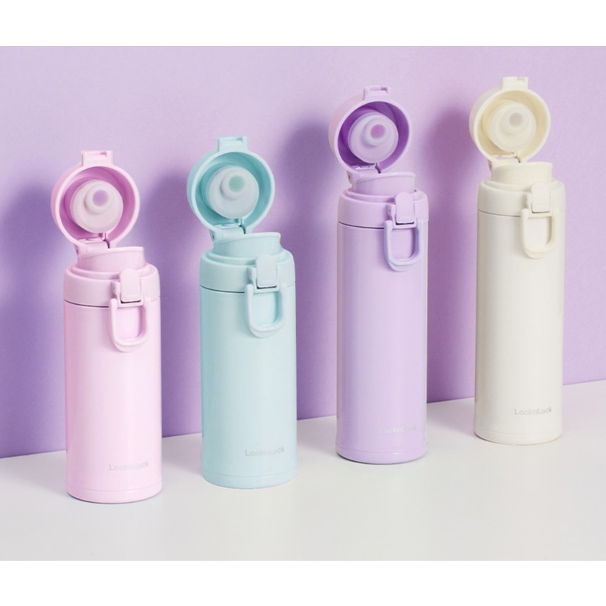 LocknLock Daily Pop Slim Tumbler 200ml / 300ml Chai du lịch một chạm Hàn Quốc