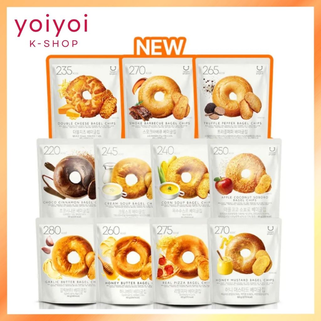 [Dự án Delight] Chip Bagel giòn 11 loại lựa chọn | Chính hãng