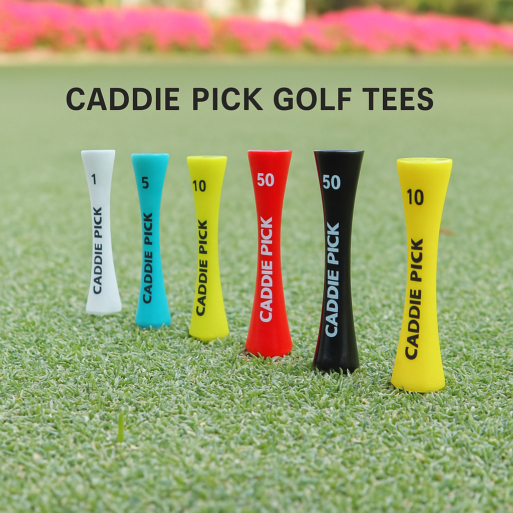 Caddy Pick Golf Tee Holder Tee Flower Long Tee Gỗ Tee Driver Tee (50 + 10)