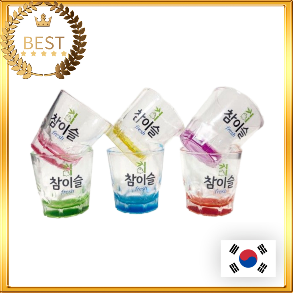 [Jinro] Chamisul Soju Glass 1 PC (Màu ngẫu nhiên)