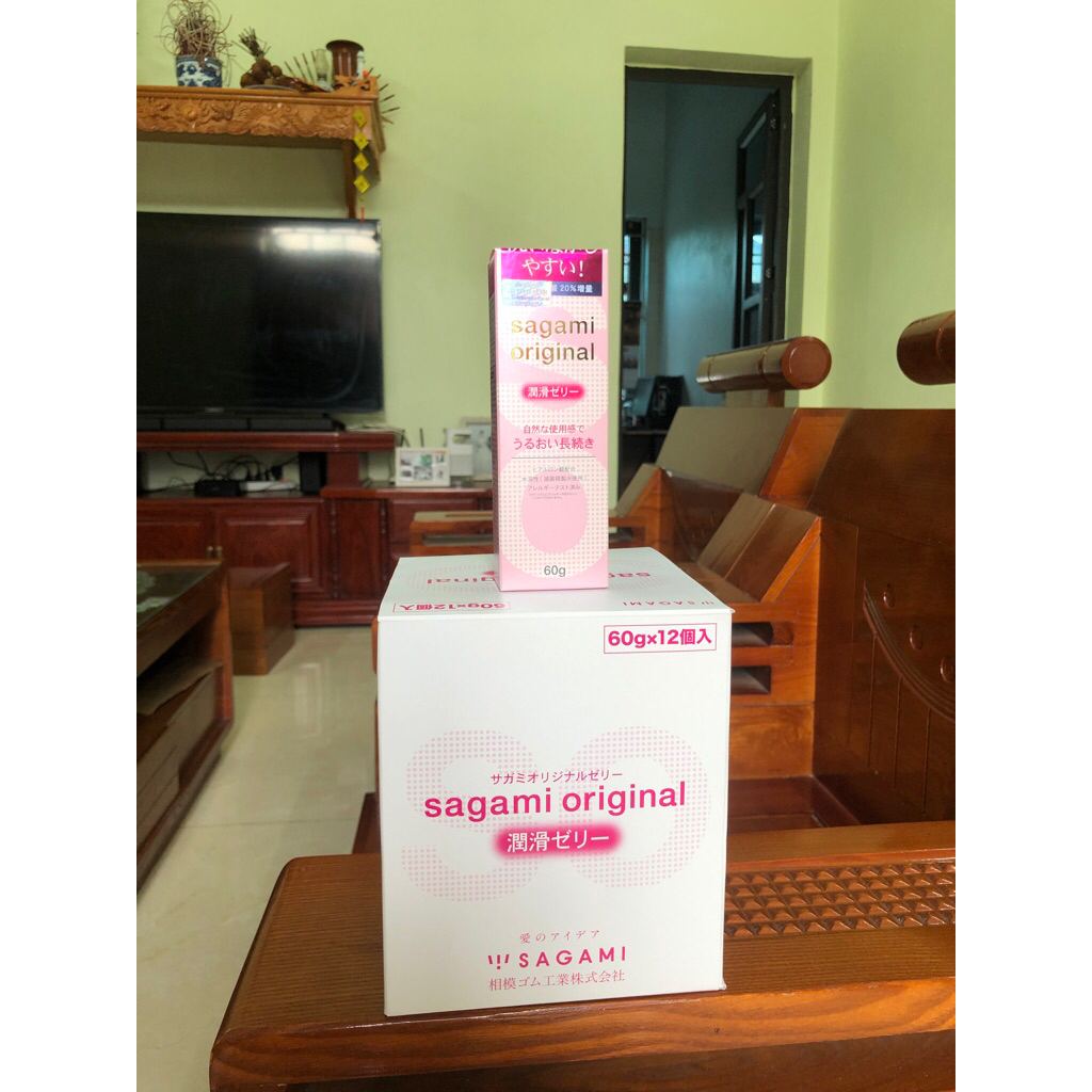 Gel Sagami Original Gốc Nước Cao Cấp Chính Hãng (Tuýp 60g) HSD 2030