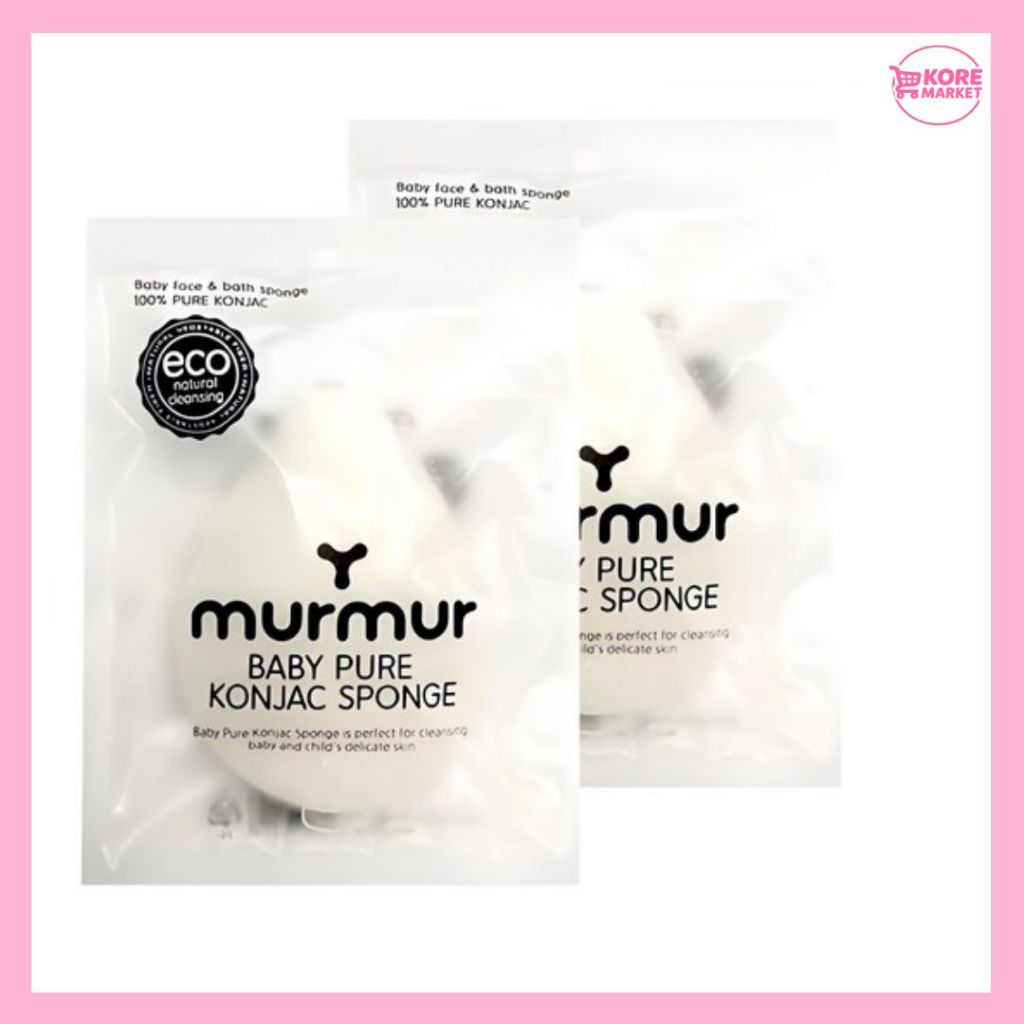 MUMMER BABY PURE KONJAC BATH SPONGE (2 CÁI)