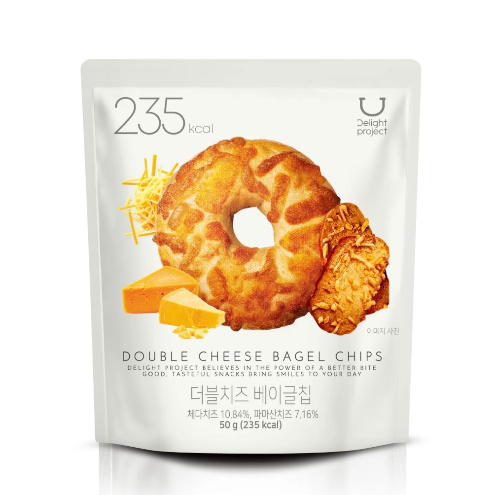 [Olive Young] Chip Bagel Phô Mai Đôi Delight Project (50g) - Olive Young Best Seller