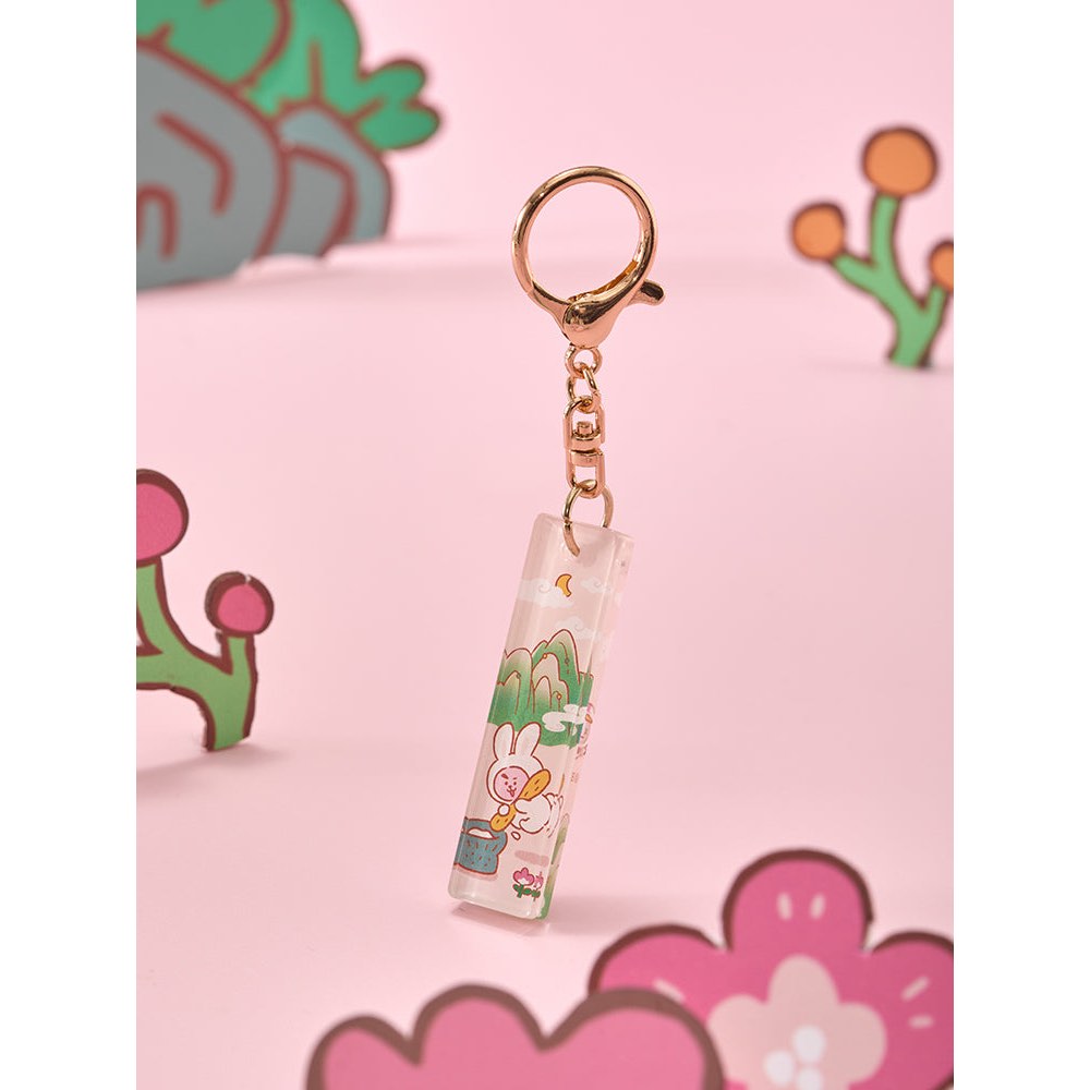 BT21 STICK ACRYLIC KEYRING K-TOKKI-COOKY