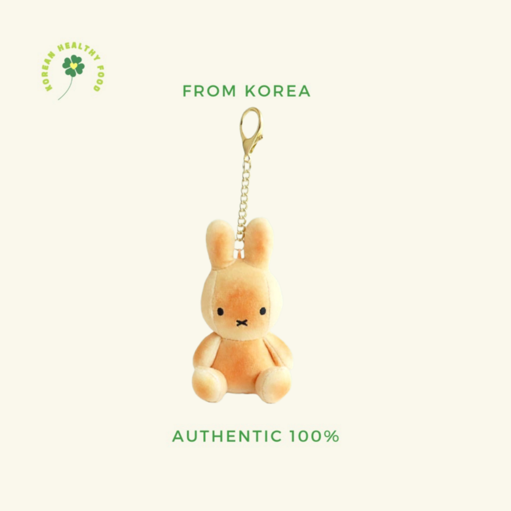Hàn Quốc MANY A LITTLE Miffy móc khóa Baked Bread Keychain / Key Ring