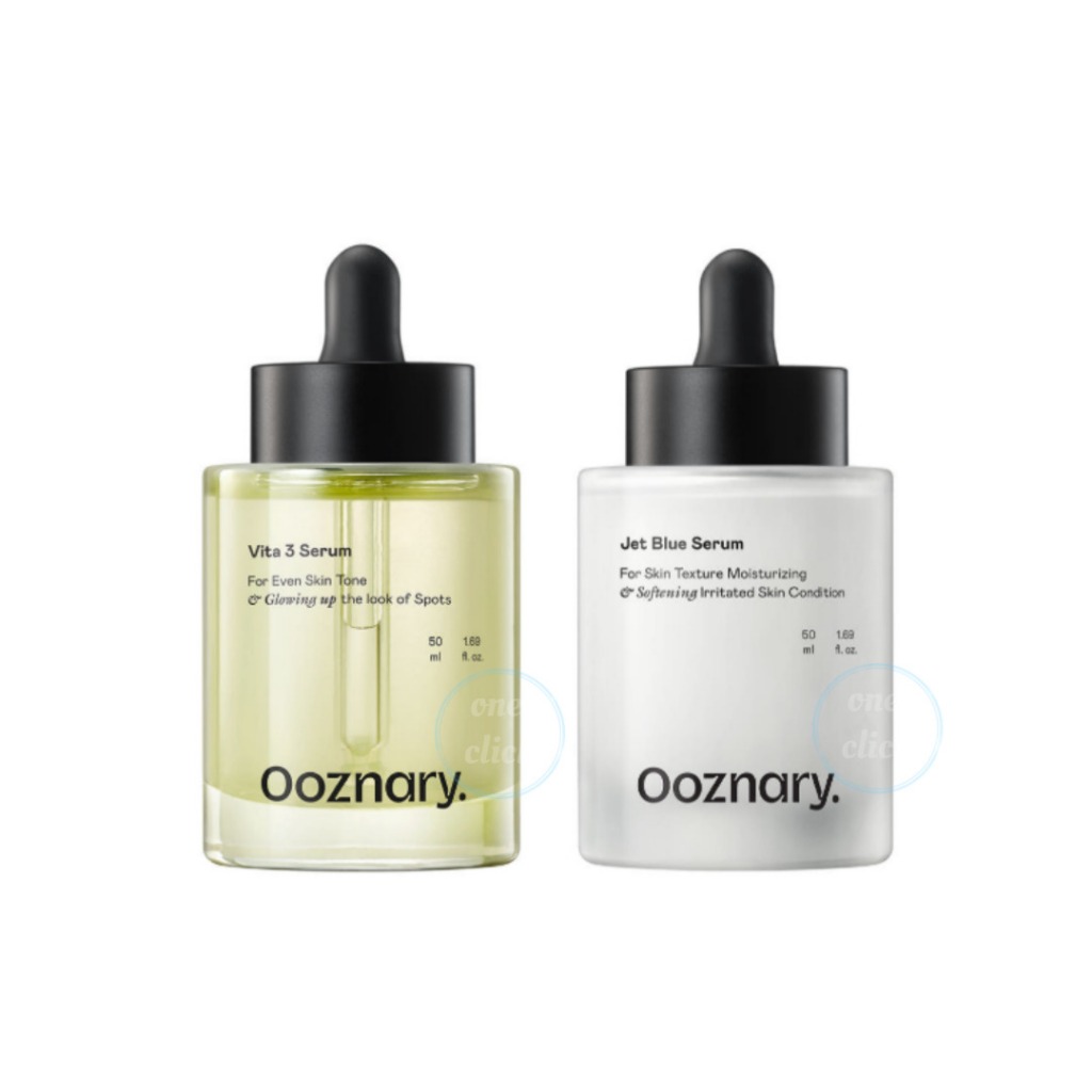 Serum Ooznary Vita 3 White Gun 50ml | Serum Jet Blue 50ml | Dưỡng ẩm & làm sáng da hàng ngày | Serum