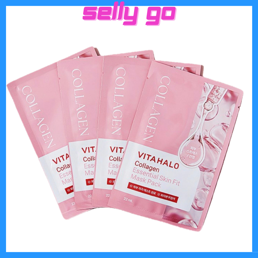 Mặt nạ Collagen K-Beauty Vitahalo (Gói 10 tờ)