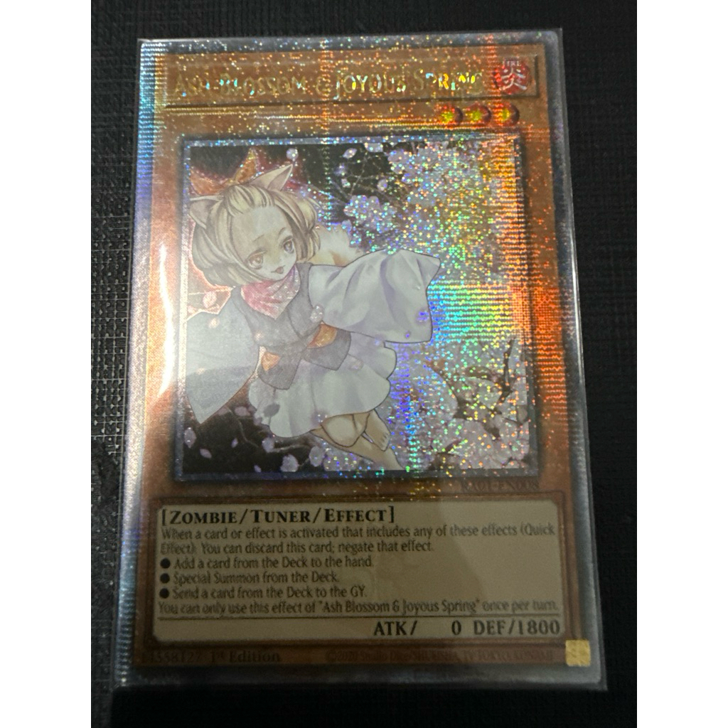 [WibuCardShop] Ash Blossom & Joyous Spring (RA01-EN008) - Quarter Century Secret Rare 1st Edition