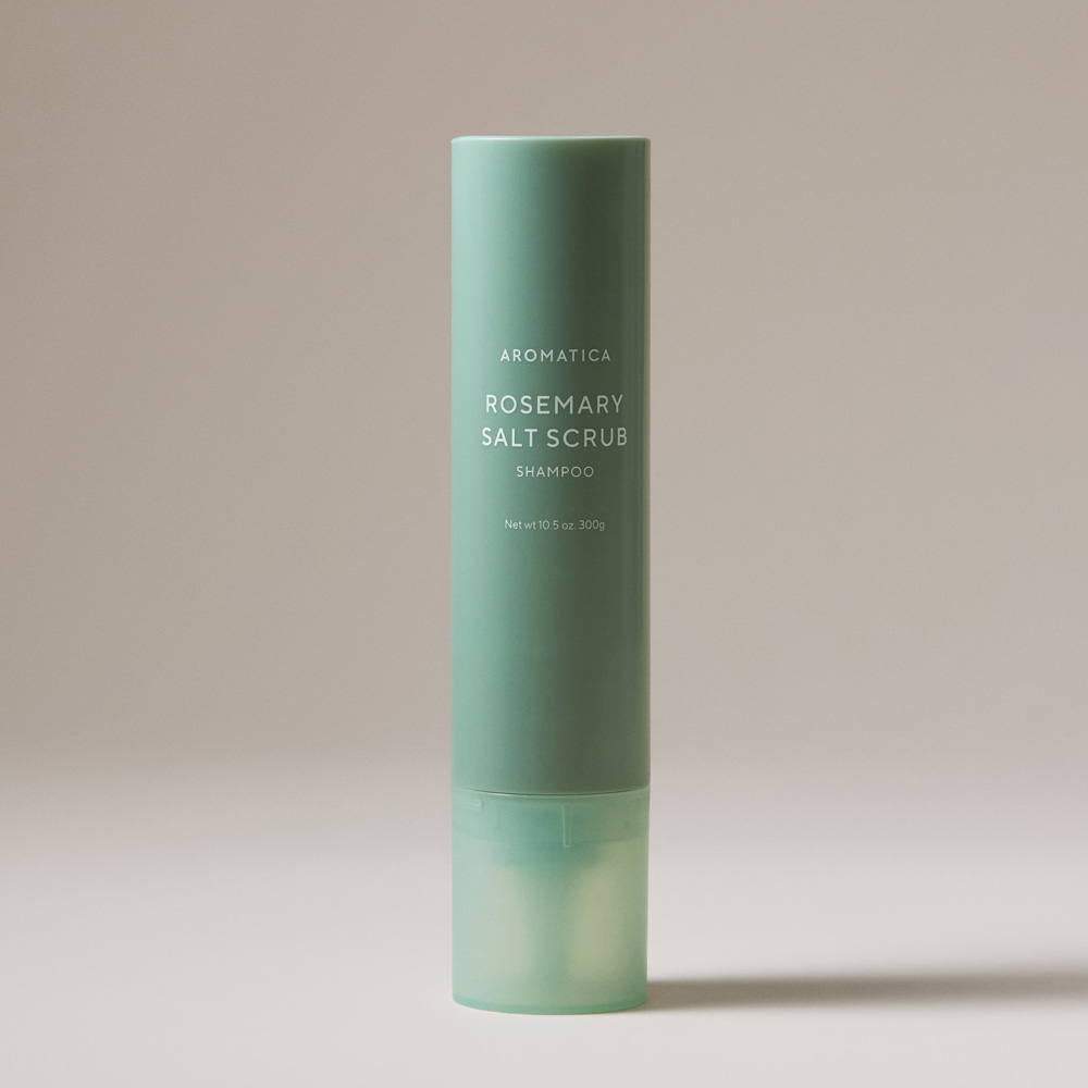 [AROMATICA] Dầu gội tẩy tế bào chết da đầu muối hương thảo 300g 2 trong 1 Tẩy tế bào chết sâu Chăm s
