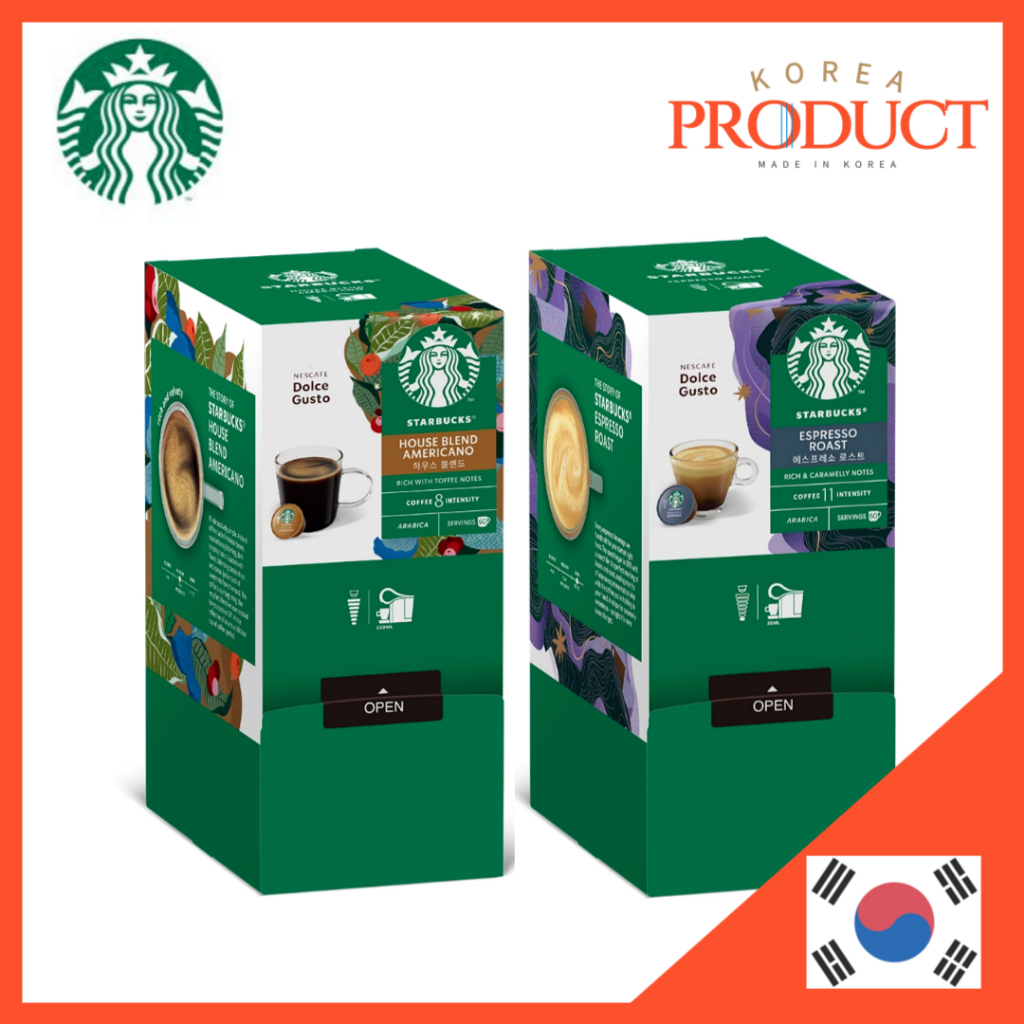 STARBUCKS Starbucks của Nescafe Dolce Gusto 60 viên (Espresso Roast, House Blend) Viên nang tương th