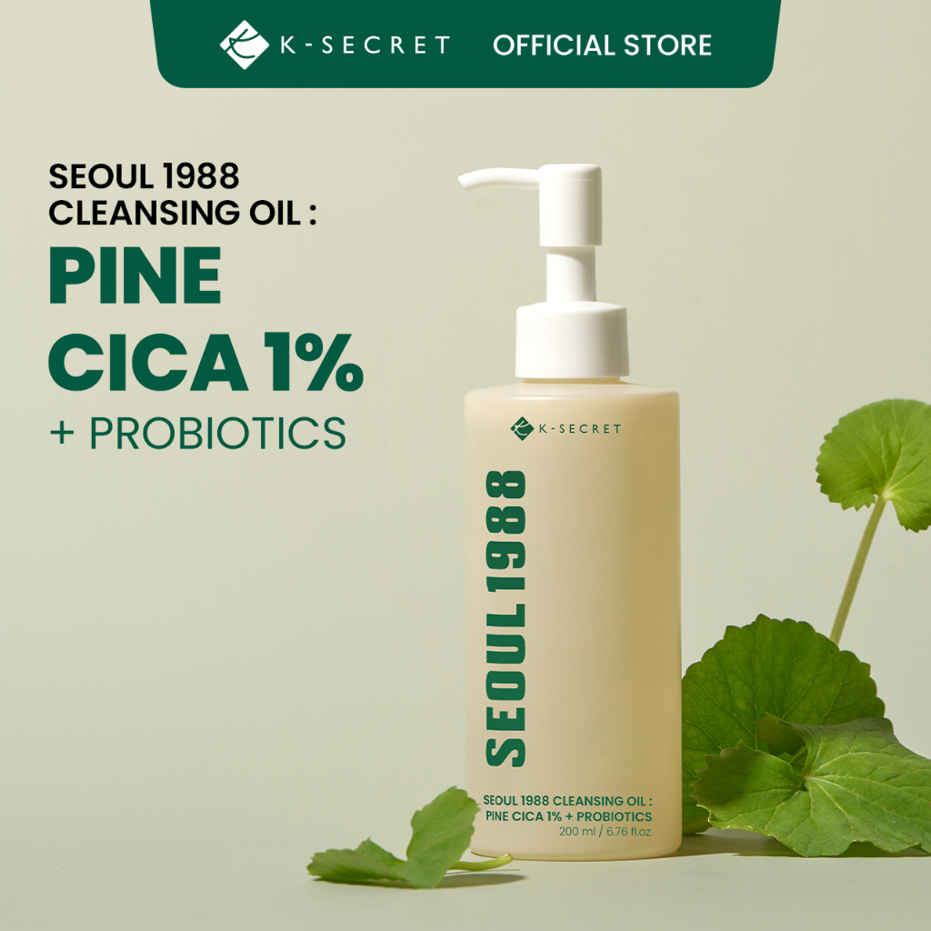 [KSECRET Official] Dầu tẩy trang SEOUL 1988: Pine Cica 1% + Probiotics