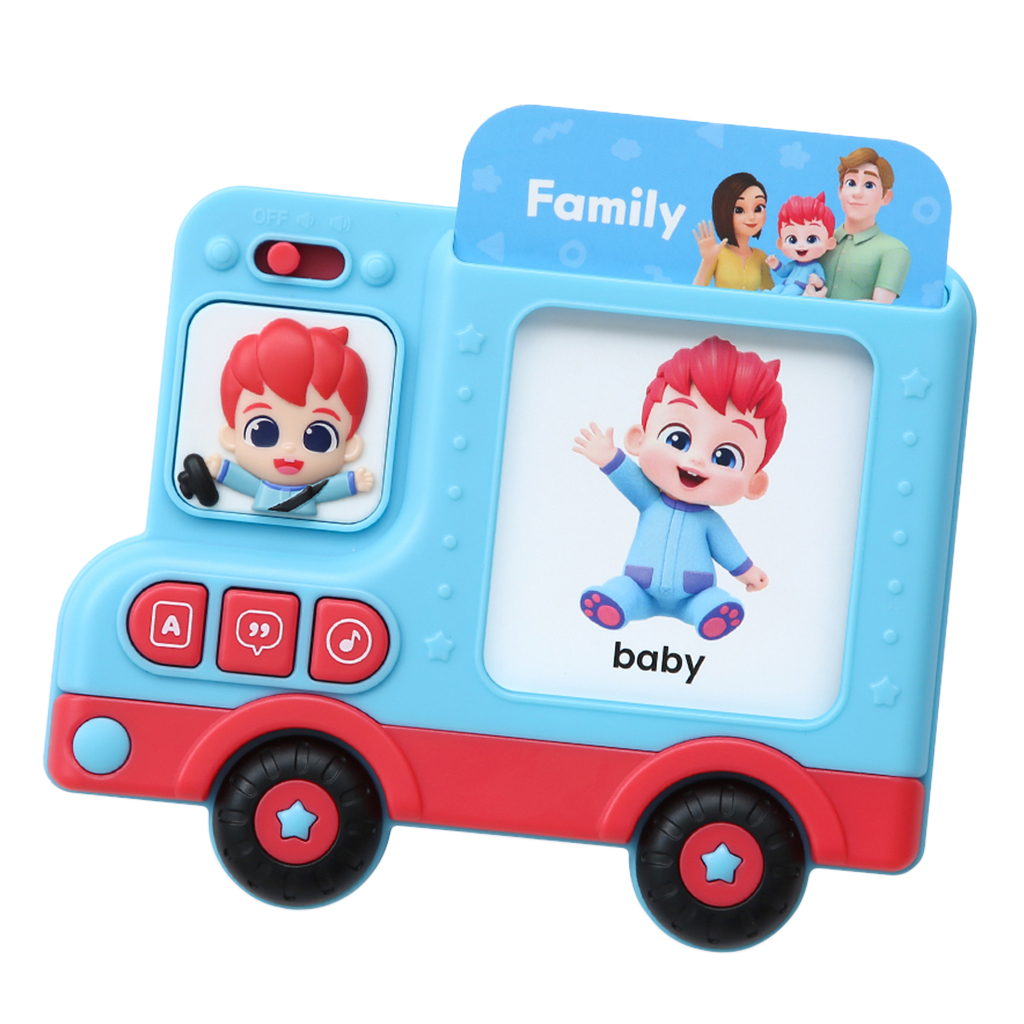 [HÀN QUỐC] PINKFONG BEBEFINN Thẻ âm thanh tiếng Anh Đồ chơi xe buýt học tập