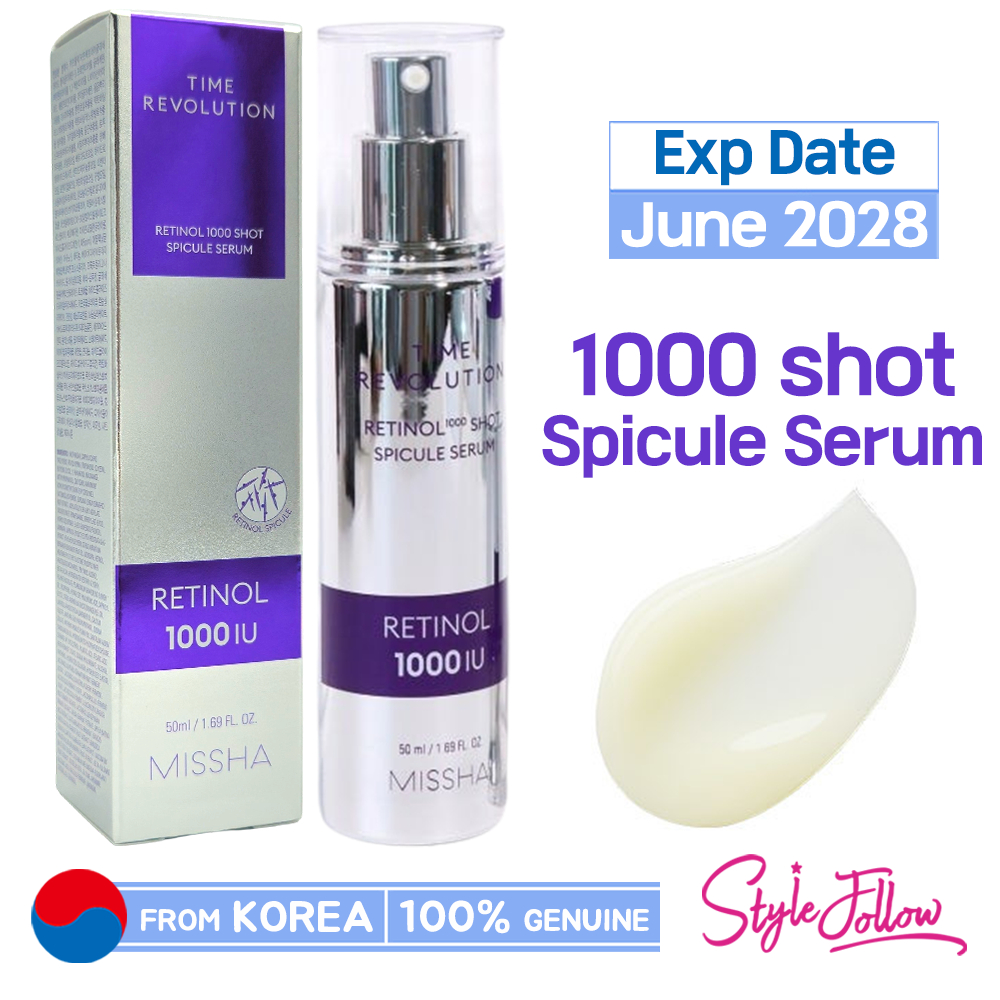 [MISSHA] Time Revolution Retinol 1000 Shot Spicule Serum 50ml