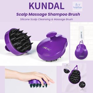 [KUNDAL] Cọ gội Massage da đầu 1 cái | Bàn chải làm sạch & Massage da đầu bằng silicon