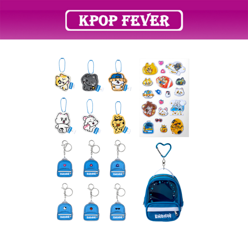 ENHYPEN [ENCHIN] MD / Cushion Keyring, Acrylic Keyring, Sticker, Pouch Bag Keyring