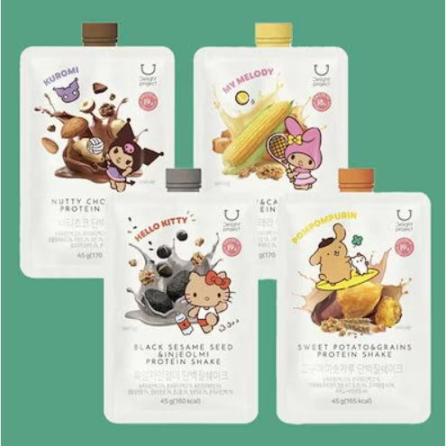 Elight Project Protein Shake 45g | Nutty Choco / Ngô / Mè đen / Hương khoai lang | Protein 18-19g