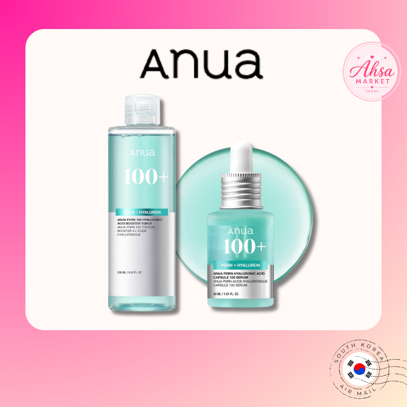 ANUA PDRN Hyaluronic Acid Serum 30ml / PDRN 100 Hyaluronic Acid Booster Toner 250ml