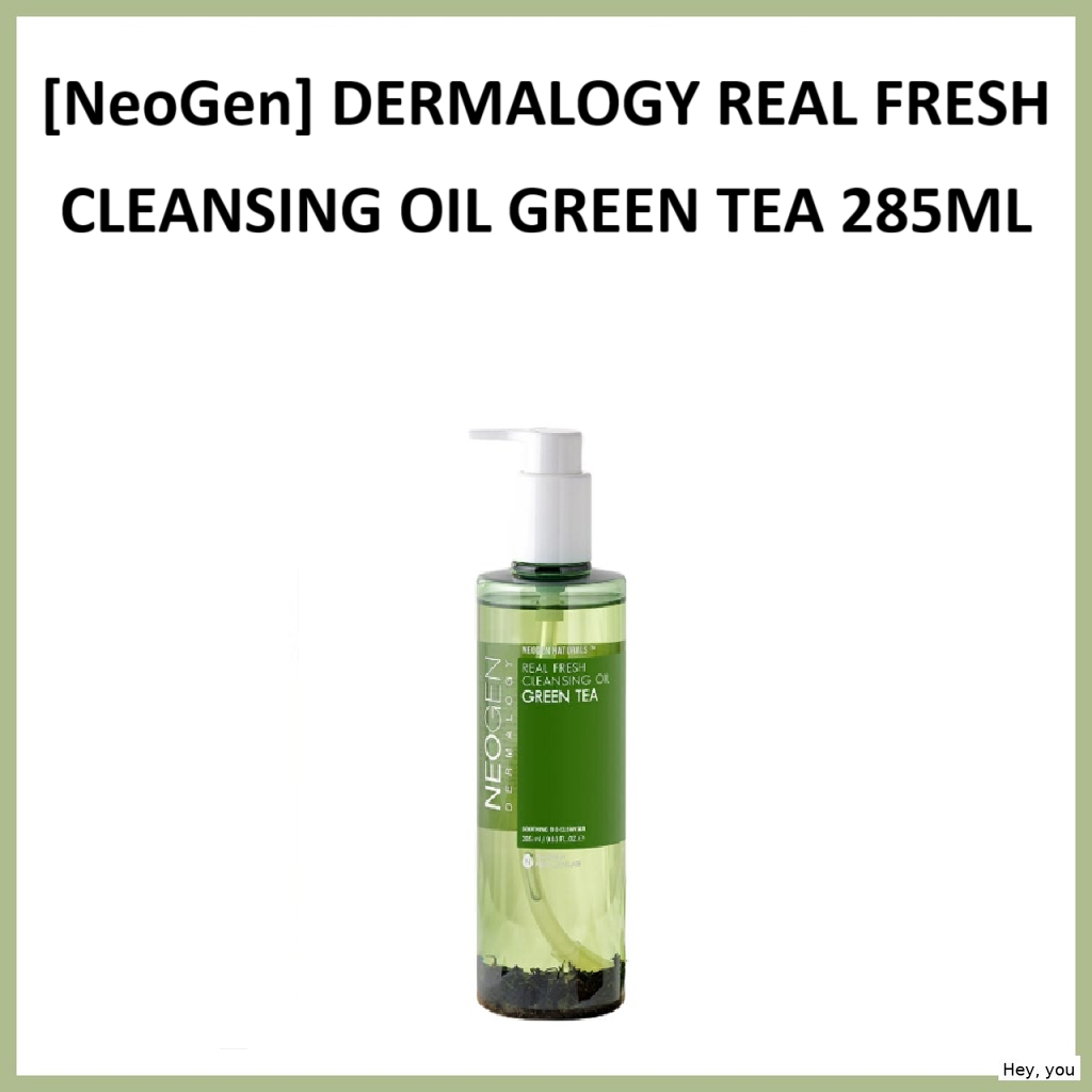 [NeoGen] DẦU LÀM SẠCH NƯỚC HOA THỰC DERMALOGY TRÀ XANH 285ml / Lá trà xanh thật & Fresh Deep Cleanse