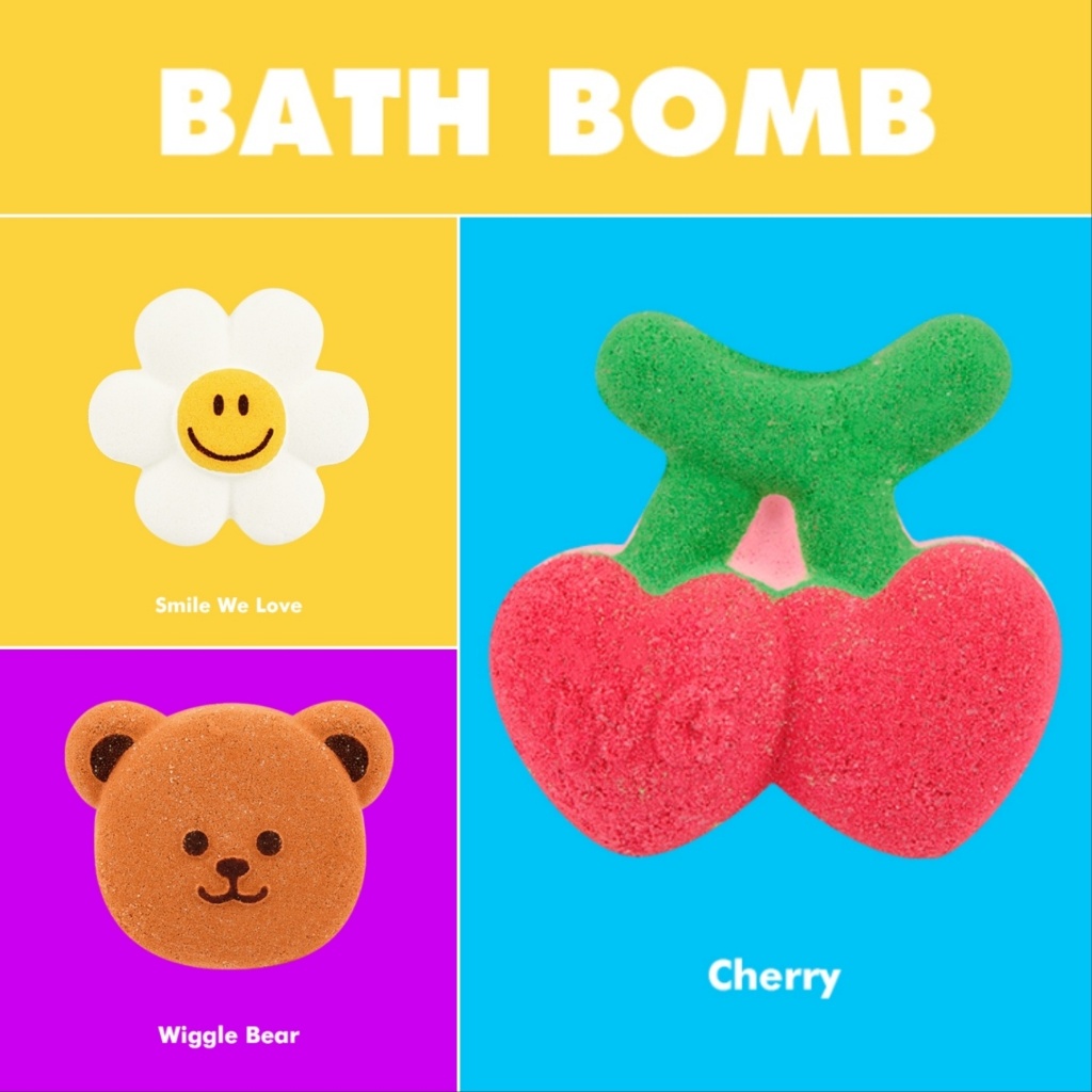 Wiggle Wiggle Bath Care - Smile We Love / Wiggle Bear / Cherry