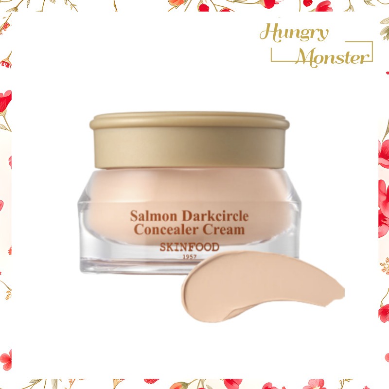 Skin Food Salmon Dark Circle Concealer No. 0 / 1 / 2 (Ánh sáng / Nở / Màu be) 10g