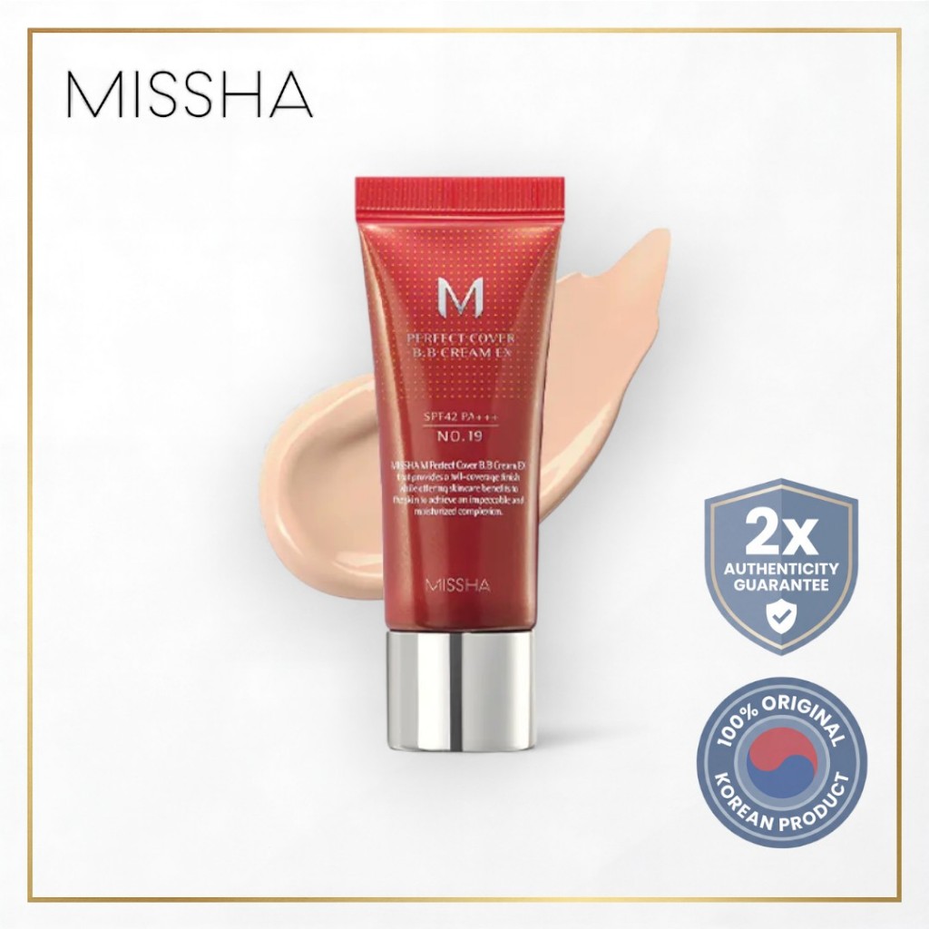 MISSHA M Perfect Cover BB Cream EX 20ml SPF42 / PA + + + – kem BB hàng ngày, trang điểm chống tia cự