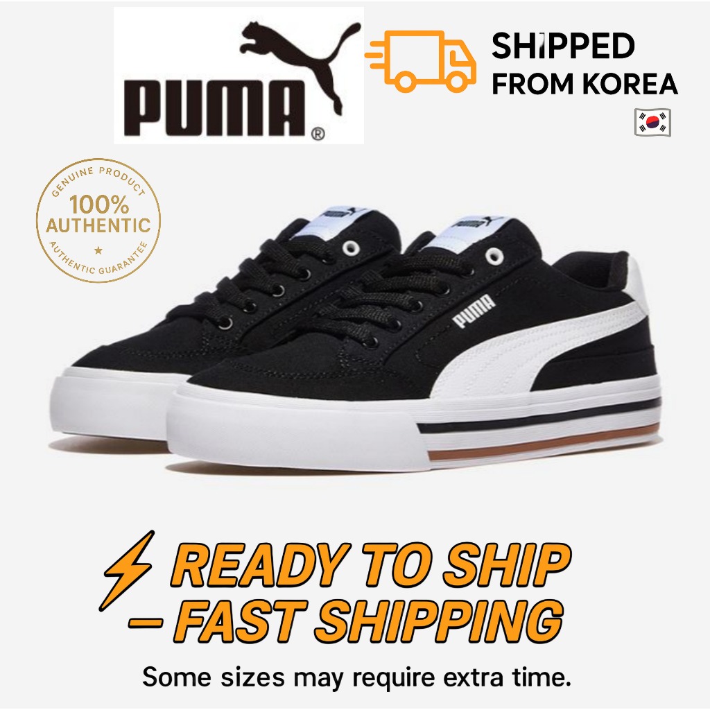[Hàng Chính Hãng] Giày PUMA Court Classic Vulc FS - Sneaker Low-Top Unisex - Gửi từ Hàn Quốc 🇰🇷 #07