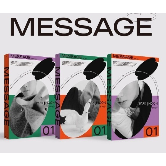 Album nhắn tin PARK JIHOON | Ver. 01 | Chọn 1 trong 3 phiên bản