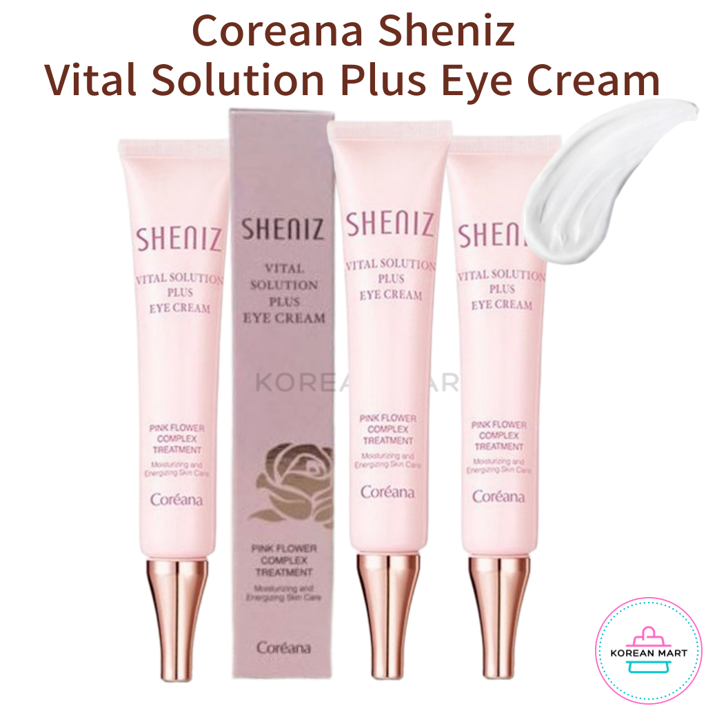 Kem dưỡng mắt Coreana Sheniz Vital Solution Plus 30ml - Chăm sóc nếp nhăn săn chắc