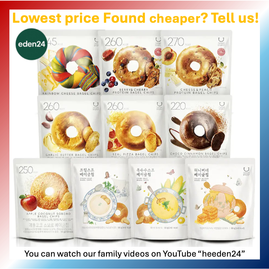 [olive young] Delight Project Bagel Chips – Bộ sưu tập 12 hương vị & palmi Carre Selection Pretzel B