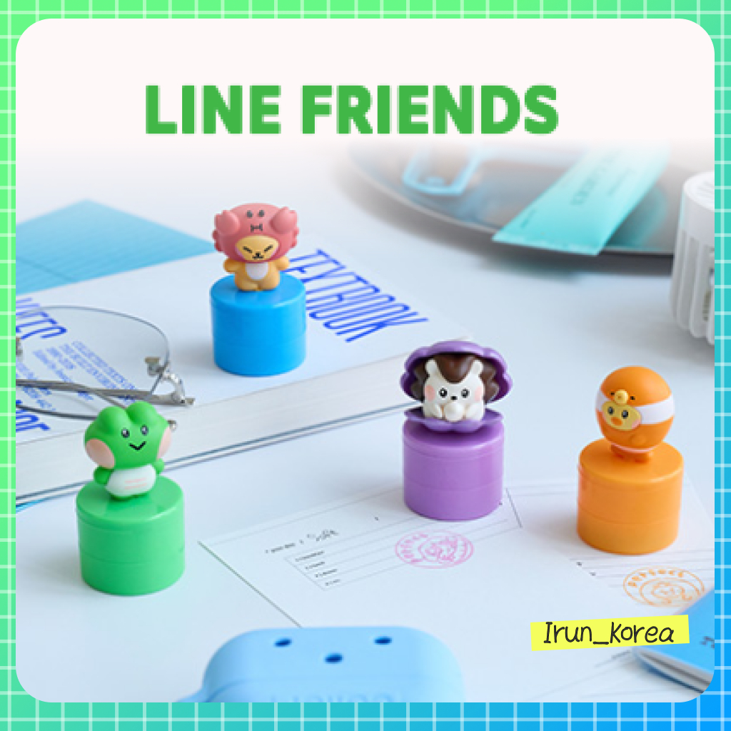 [LINE FRIENDS] Tem hình Minini Under the Pool (4 loại)