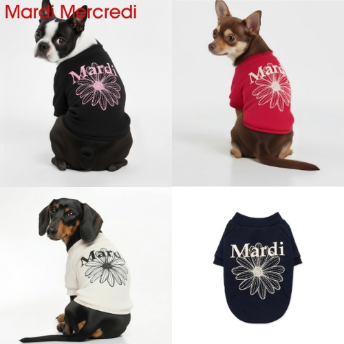[MARDI MERCREDI] ÁO THUN PET FLOWERMARDI _ 4 MÀU / 100% sản phẩm KR chính hãng / vận chuyển nhanh từ