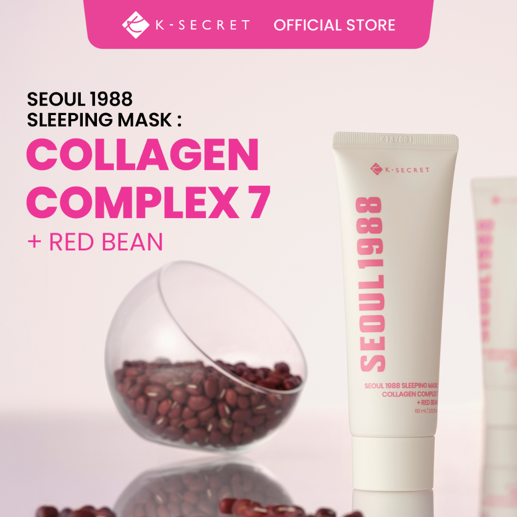 [KSECRET Official] MẶT NẠ Ngủ SEOUL 1988: COLLAGEN COMPLEX 7 + ĐỎ BEAN