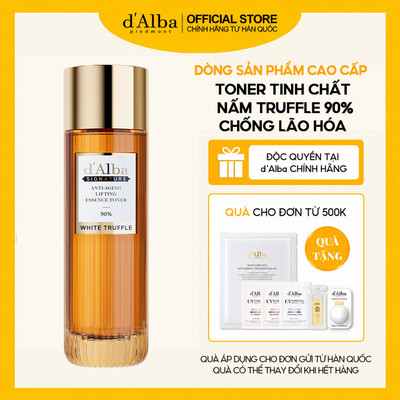 [d'Alba Official] Dòng cao cấp Essence Toner tinh chất nấm Truffle 90% chống lão hóa tăng độ đàn hồi d’Alba Signature 120ml