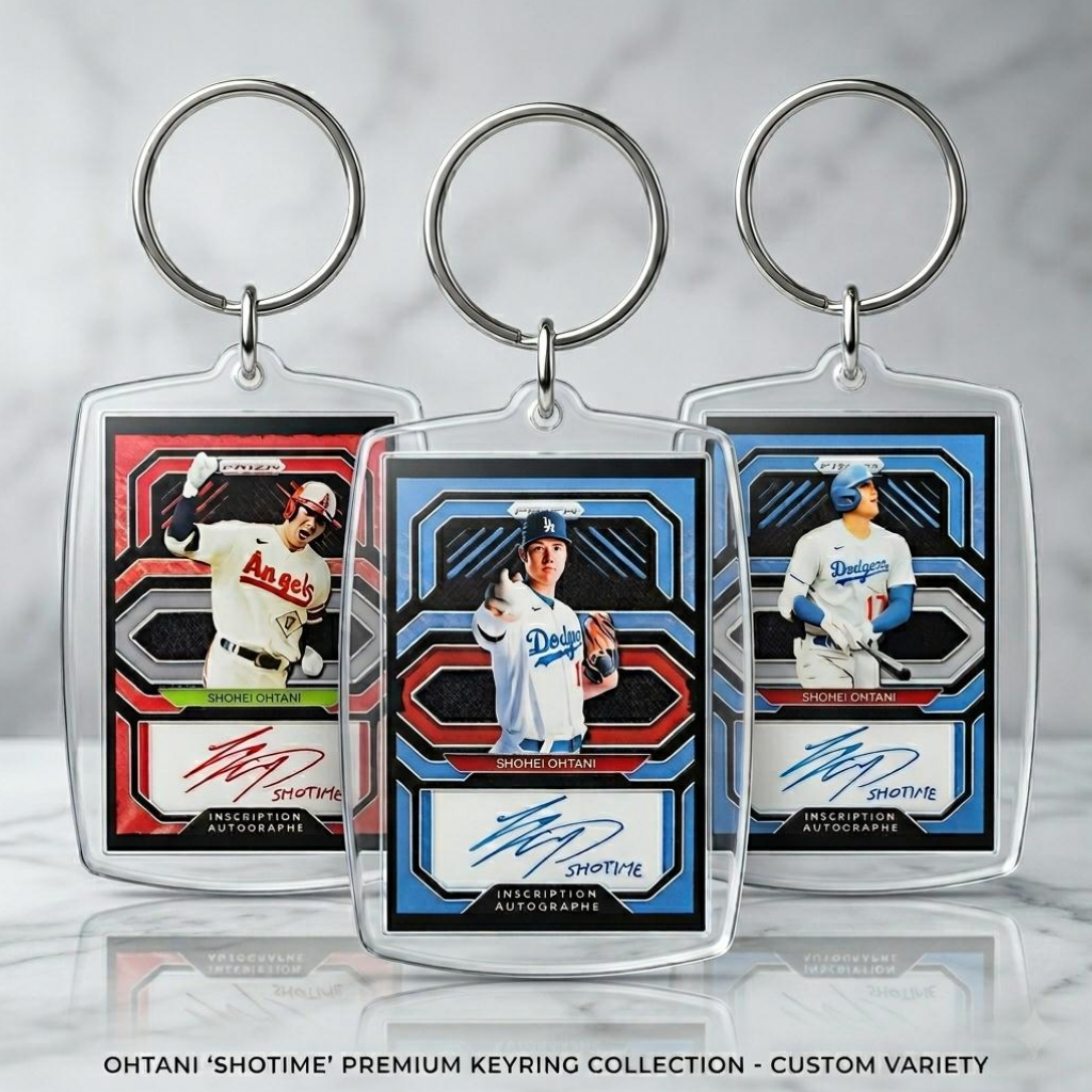 [Cửa hàng cố vấn] ✨ Bộ sưu tập móc khóa chữ ký cao cấp Shohei Ohtani SHOCKI ✨ Mang theo truyền thuyế