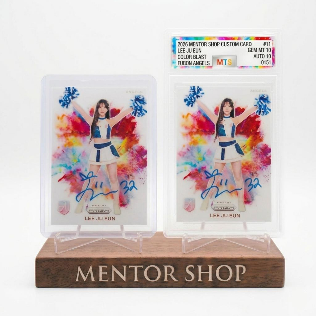 [Cửa hàng cố vấn] ✨ Lee Ju Eun Cheerleader Color Blast Auto Custom Card – Bộ sưu tập phải có dành ch
