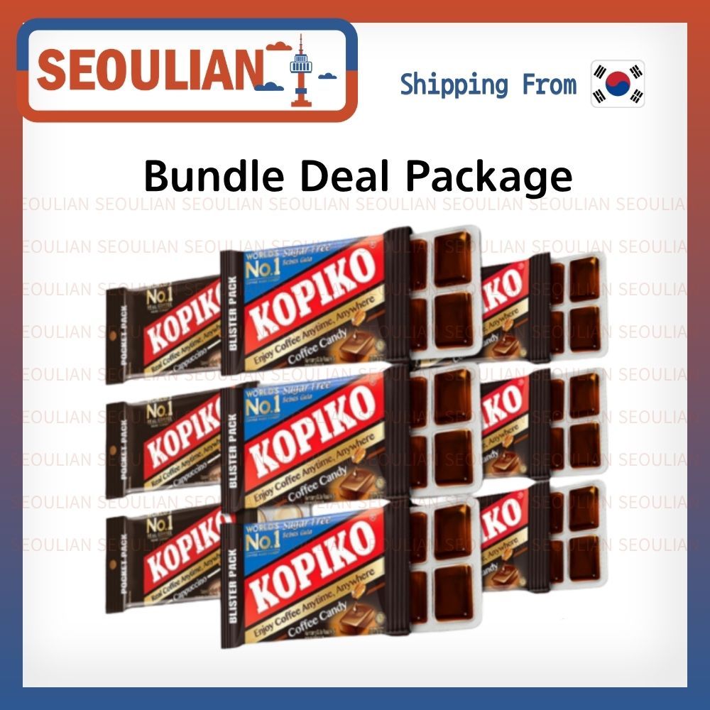 [KOPIKO] Kẹo Cà Phê Mayora Kopiko 32g x 12 miếng / Kẹo Không Đường / Hương Cappuccino