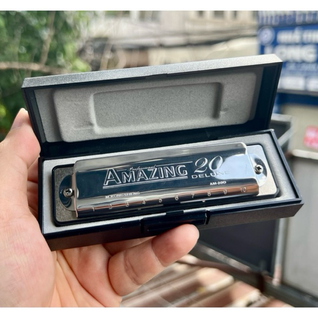Kèn Harmonica 10 lỗ Amazing 20 KongSheng