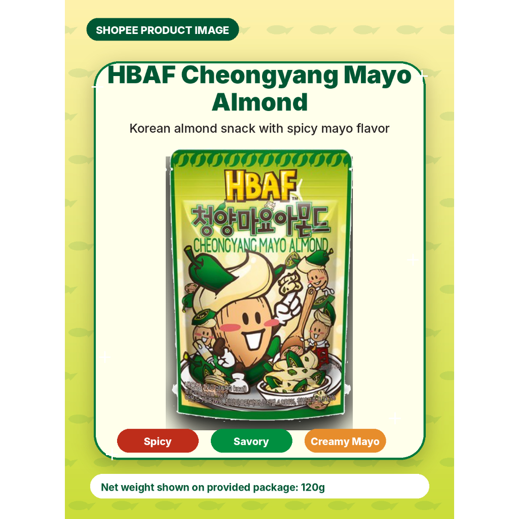 Hạnh nhân Cheongyang Mayo HBAF 120g