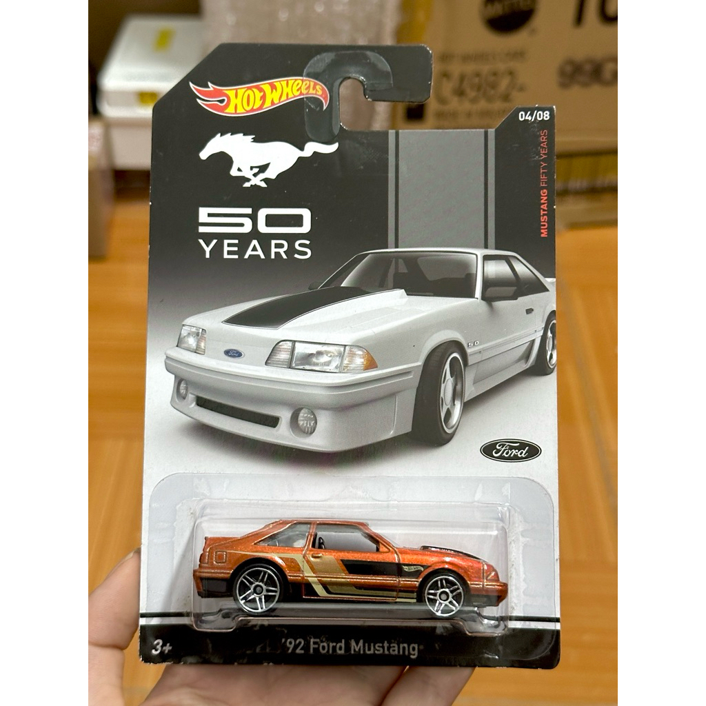Hiếm - Xe Mô Hình Hotwheels 92 Ford Mustang
