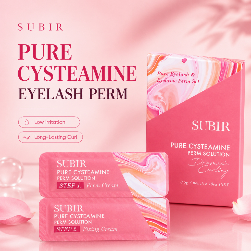 SUBIR PURE CYSTEAMINE EYELASH PERM KIT LOW IRRITATION HOME LASH CHĂM SÓC DÀI CURL