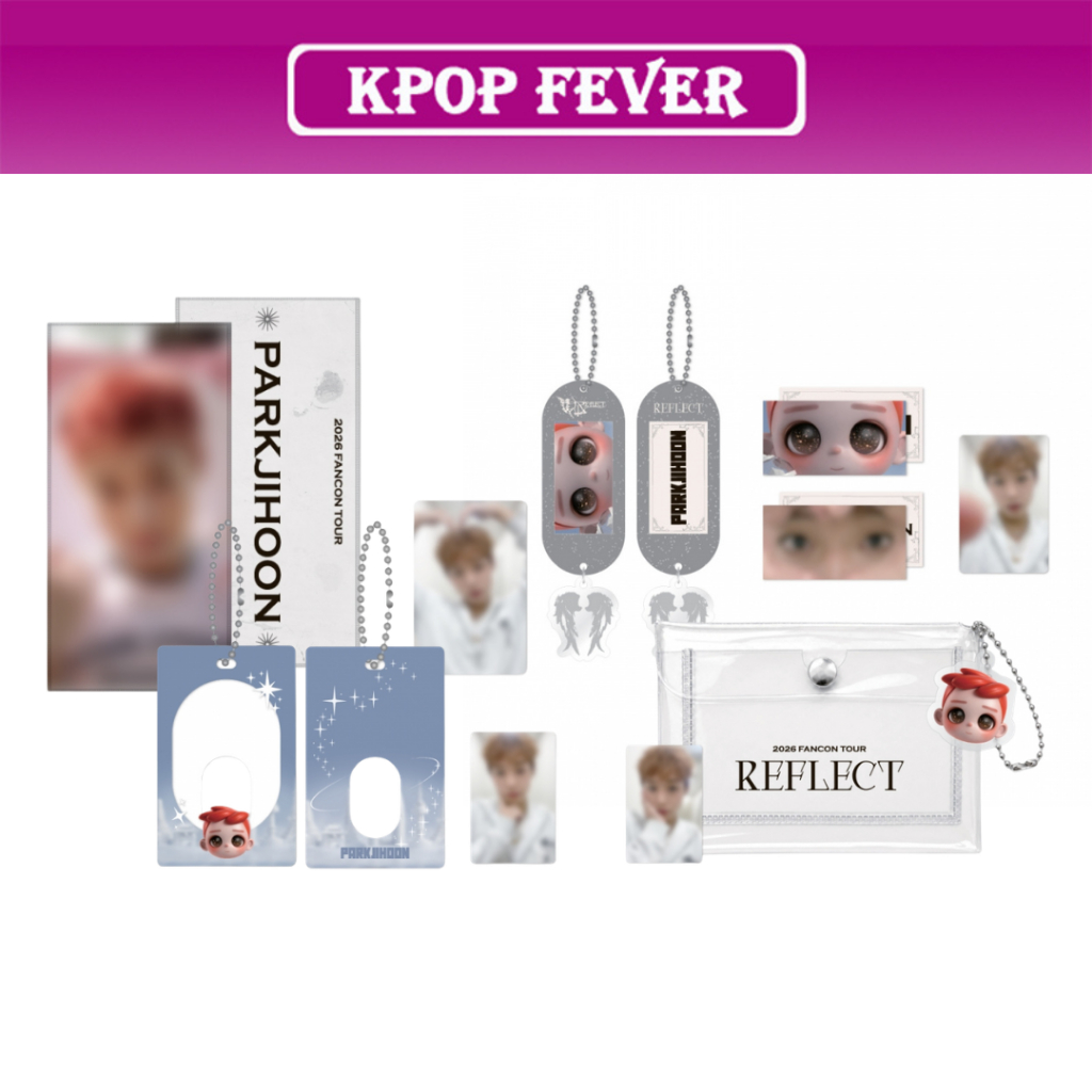PARK JIHOON [RE:FLECT] Fancon MD / Name Tag Keyring, PVC Pouch, Photocard Holder, Suede Slogan