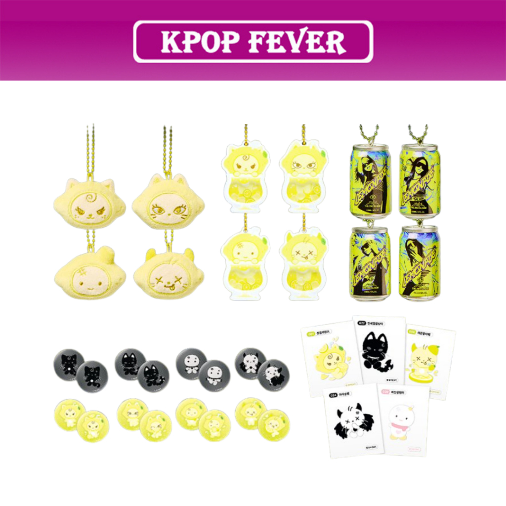 aespa WEEK [MAKE IT LEMONADE] MD / Random Mini Lemon, Acrylic Shaker, Can Keyring, Pin Button, Ttibu