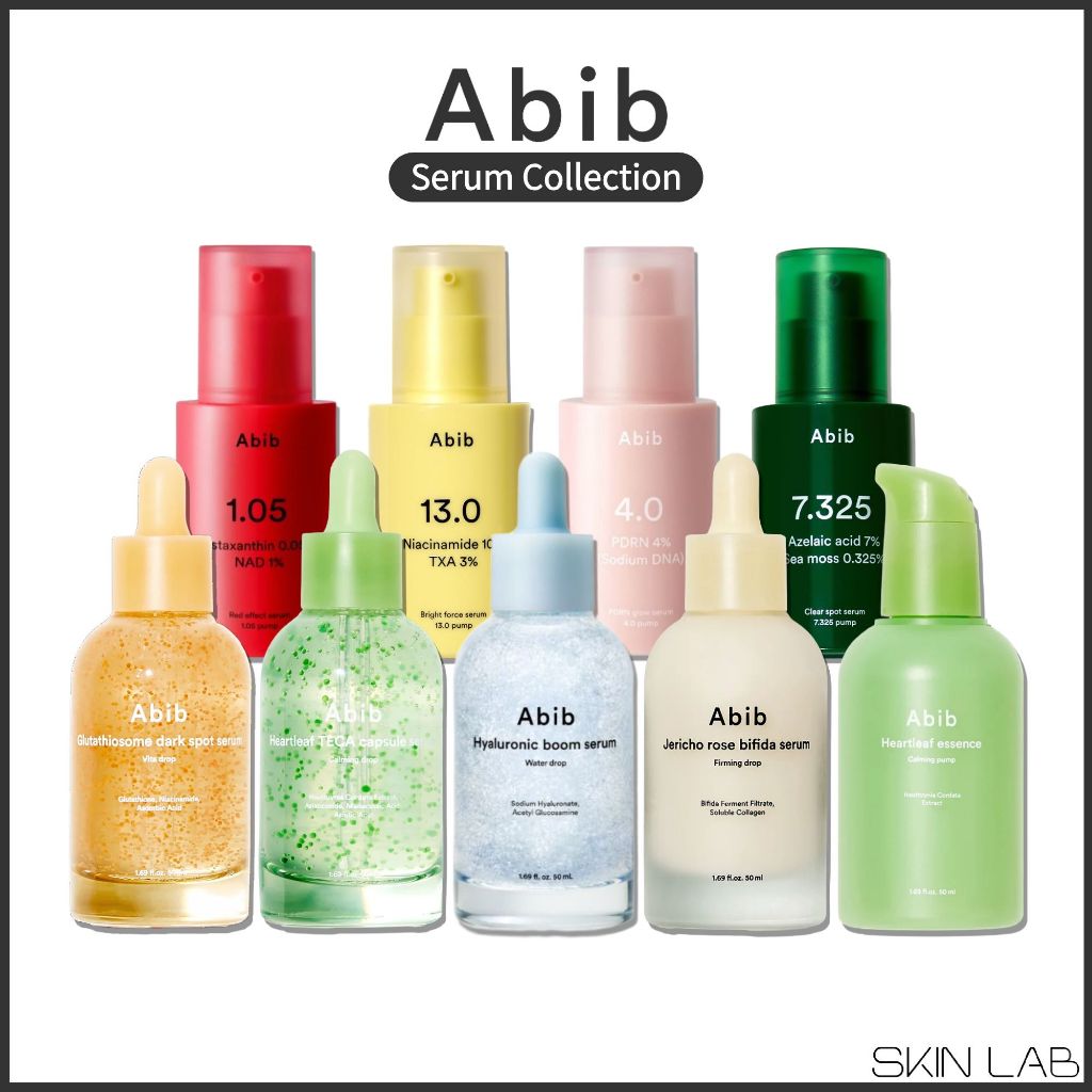 [Abib] 8 Loại Serum – Diếp Cá, Hoa Hồng Jericho, Glutathione, PDRN, Niacinamide